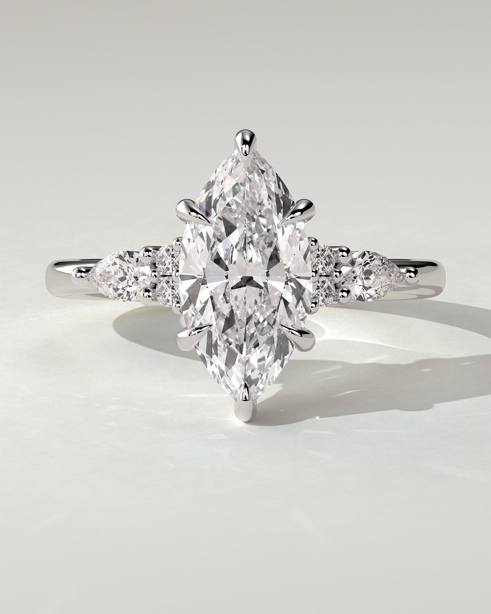Loretta Trilogy Marquise Ring
