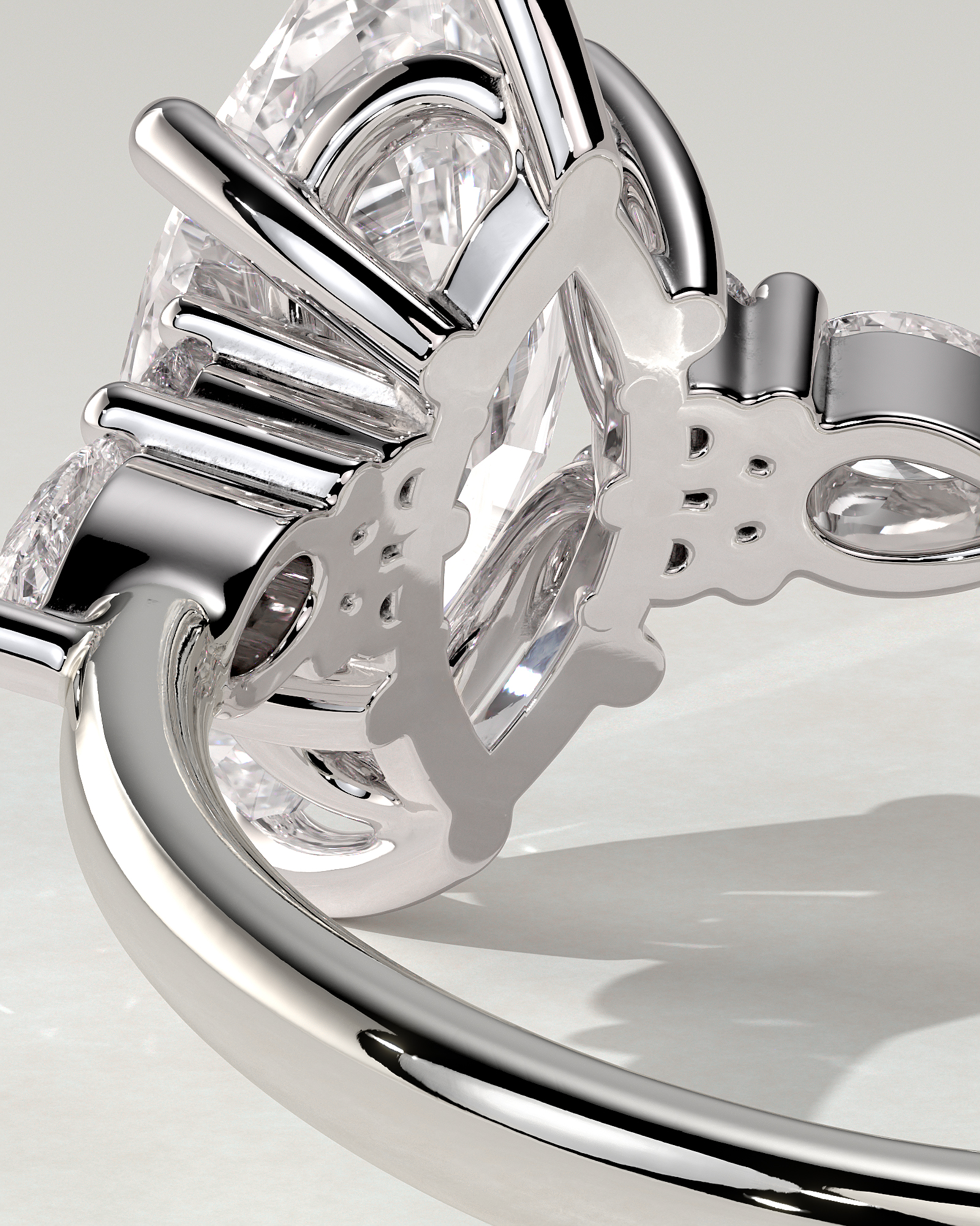 Loretta Trilogy Marquise Ring