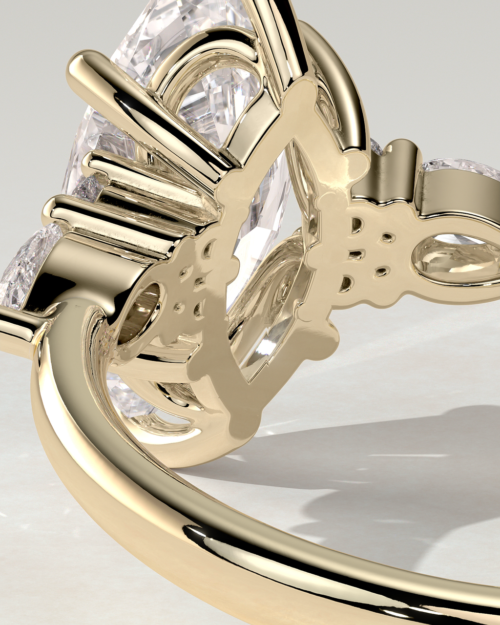 Loretta Trilogy Marquise Ring