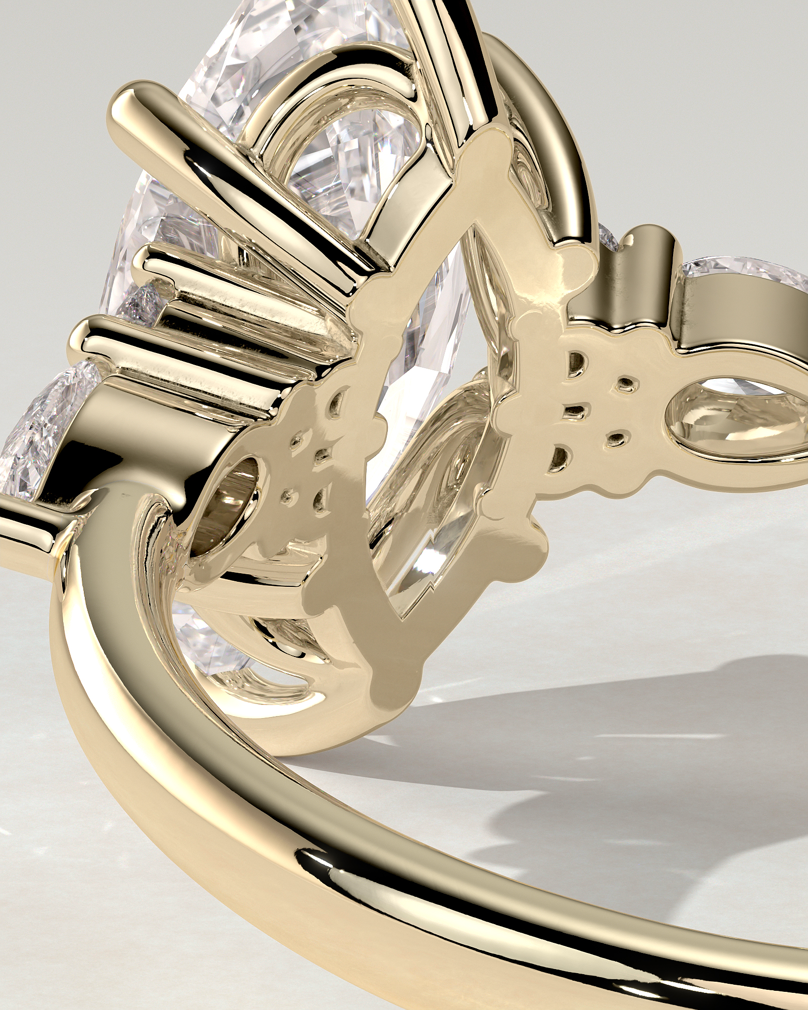 Loretta Trilogy Marquise Ring