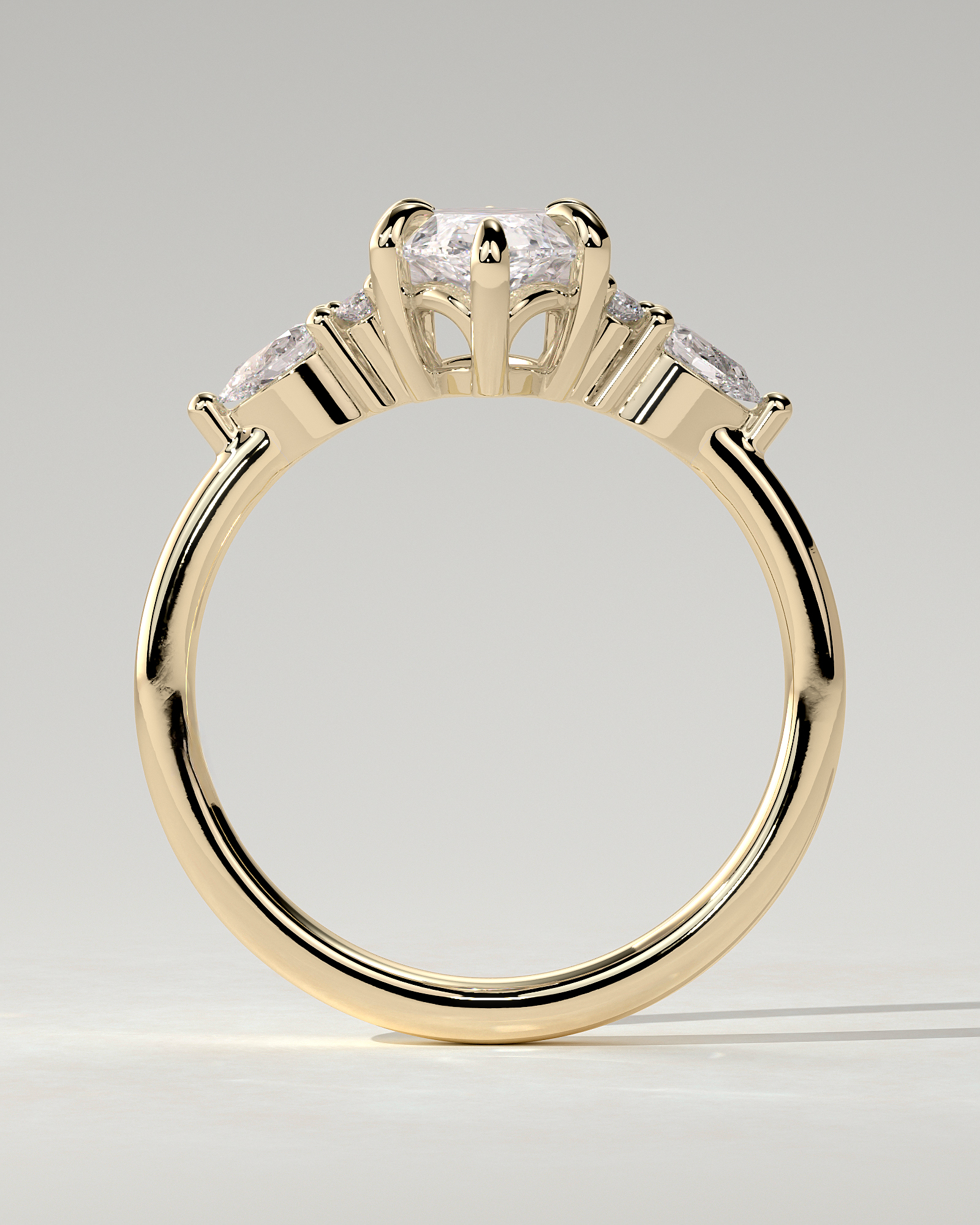 Loretta Trilogy Marquise Ring
