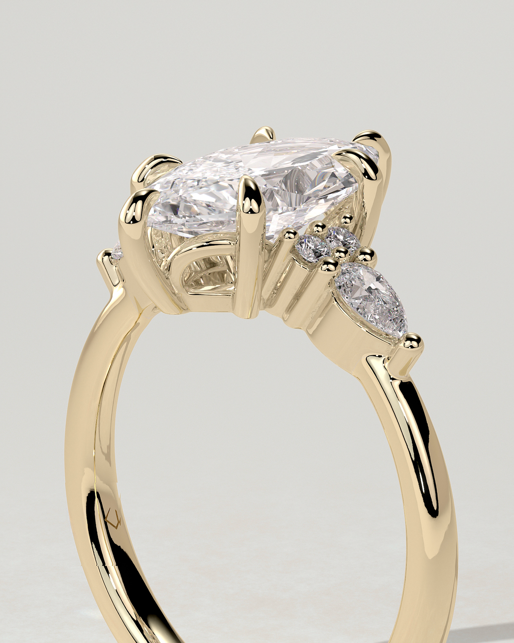 Loretta Trilogy Marquise Ring
