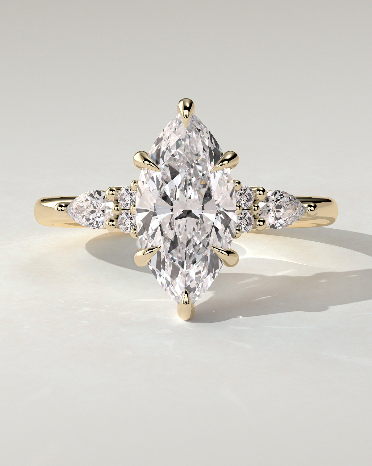 Loretta Trilogy Marquise Ring