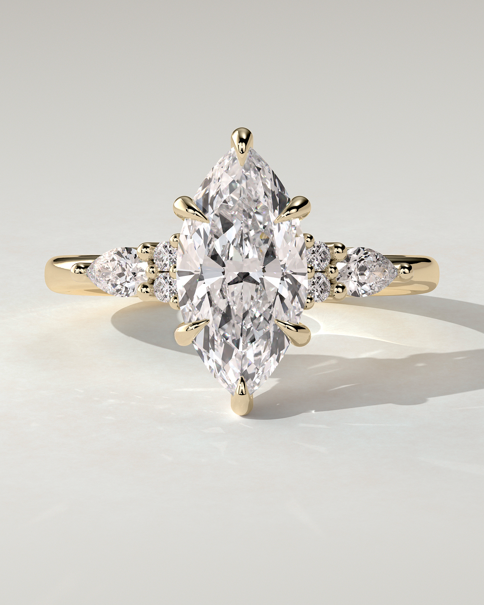 Loretta Trilogy Marquise Ring