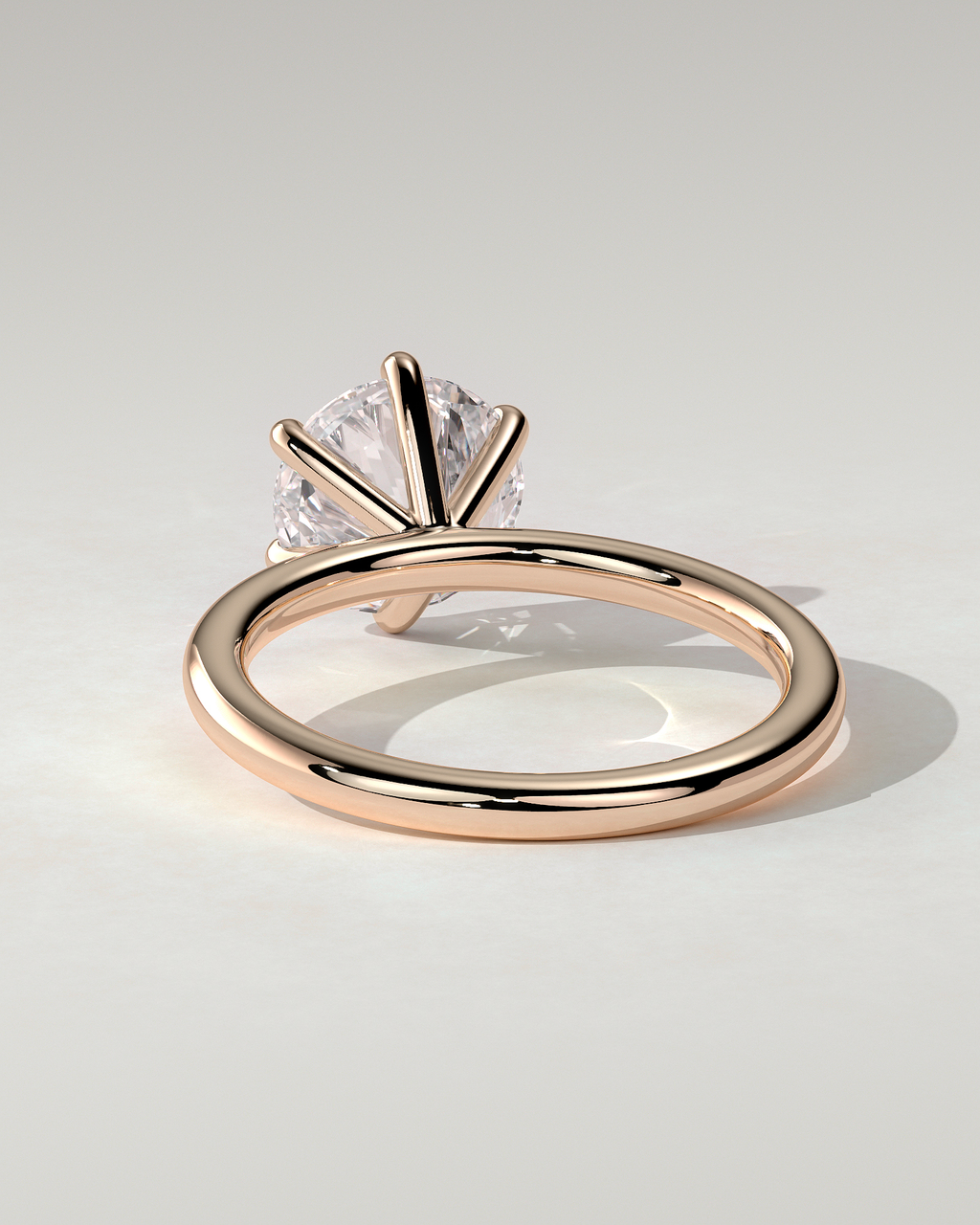 Louise Solitaire Round Ring