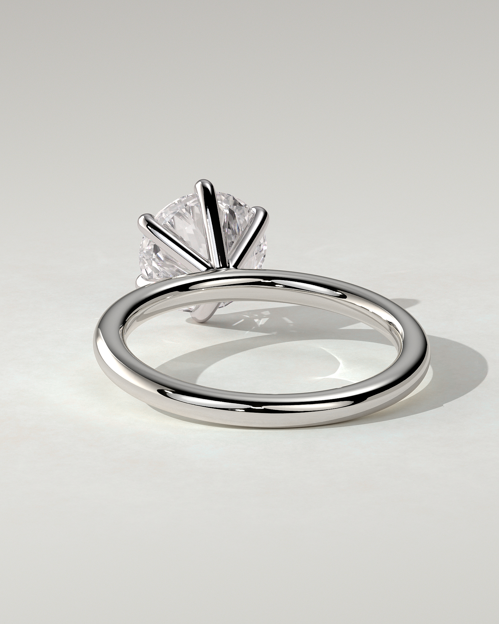 Louise Solitaire Round Ring