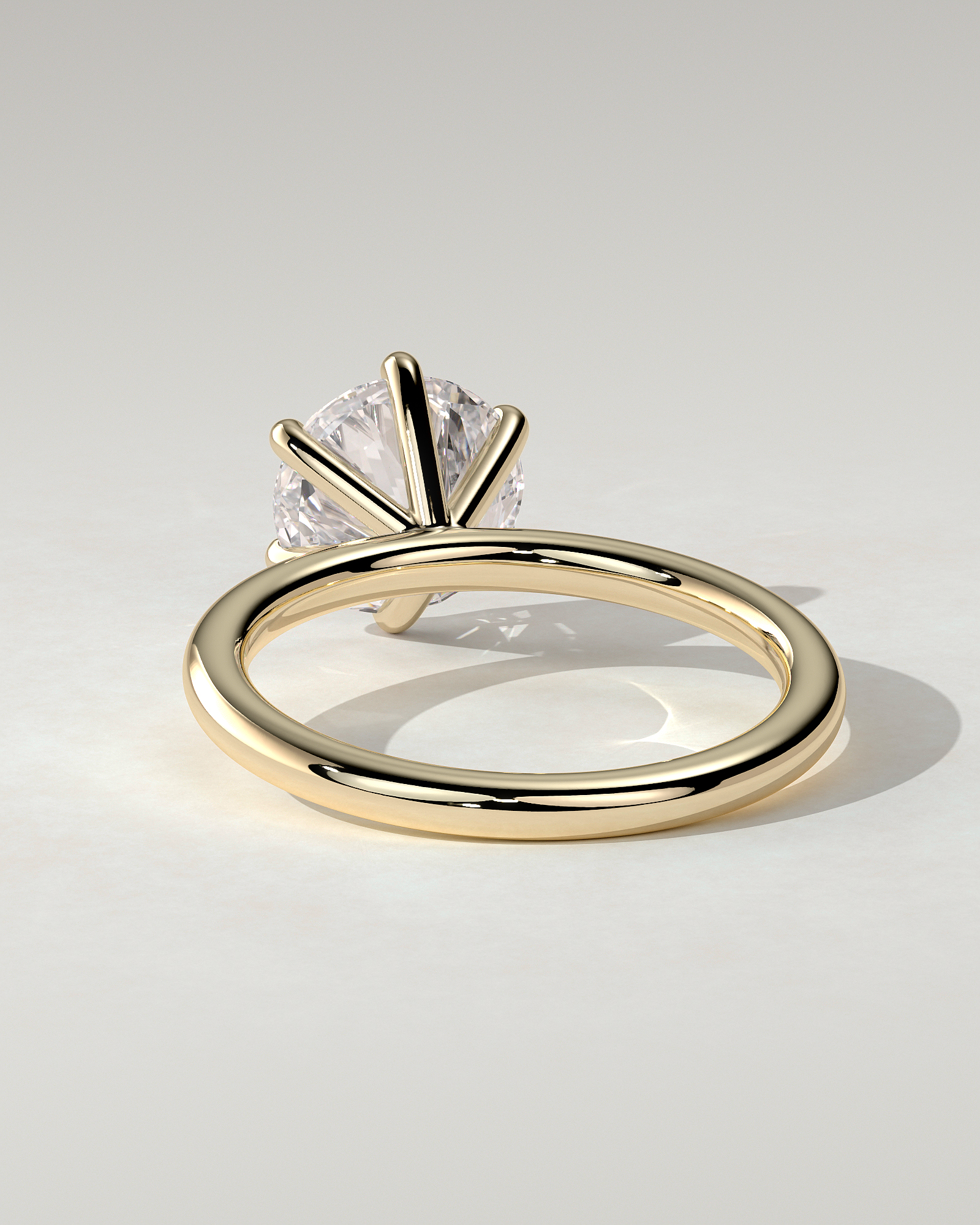 Louise Solitaire Round Ring