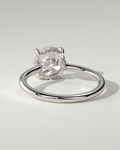 Luna Solitaire Round Ring