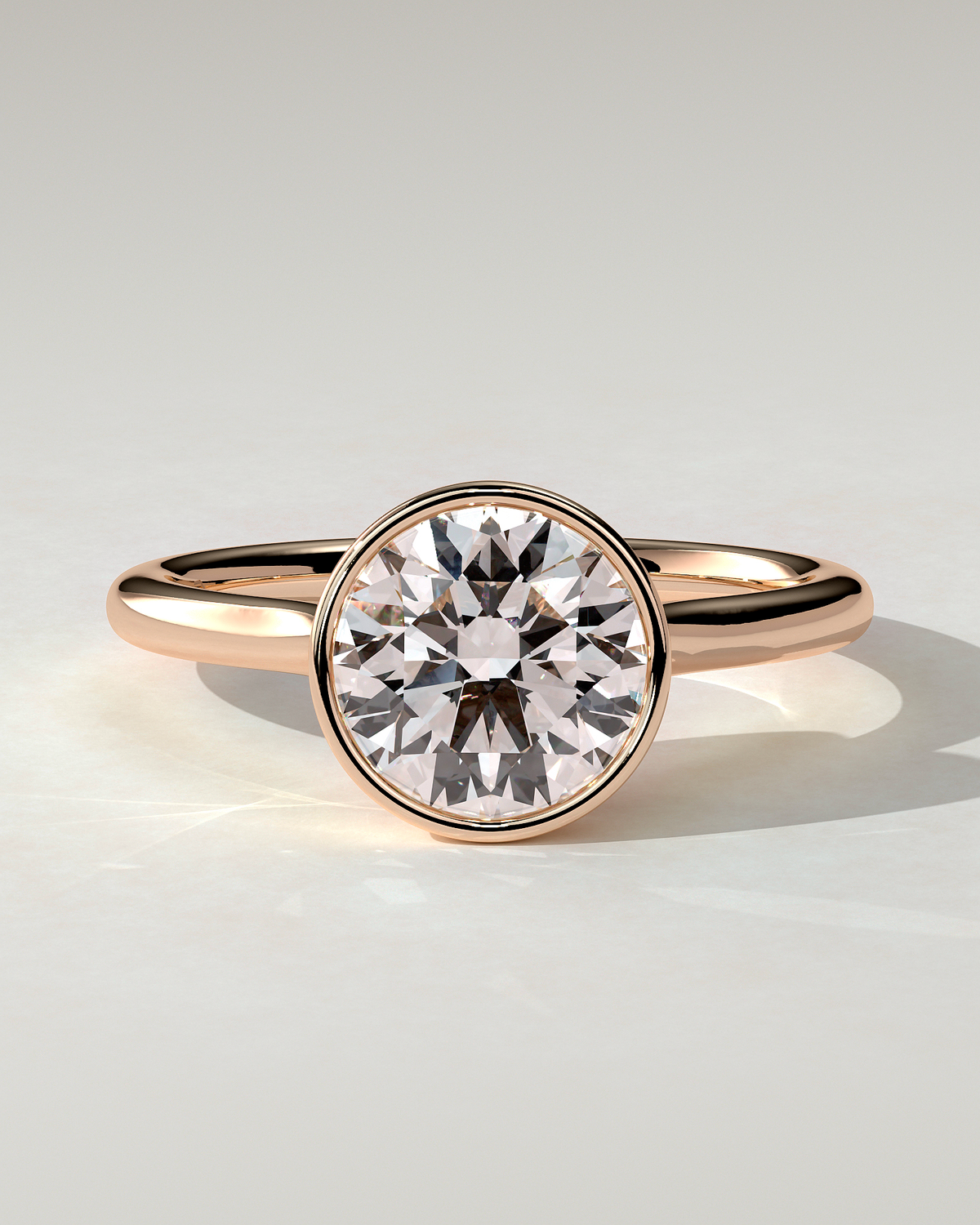 Maeve Bezel Round Ring