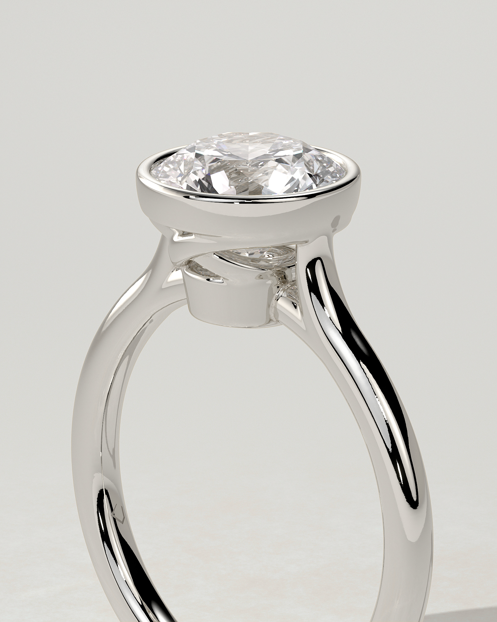 Maeve Bezel Round Ring