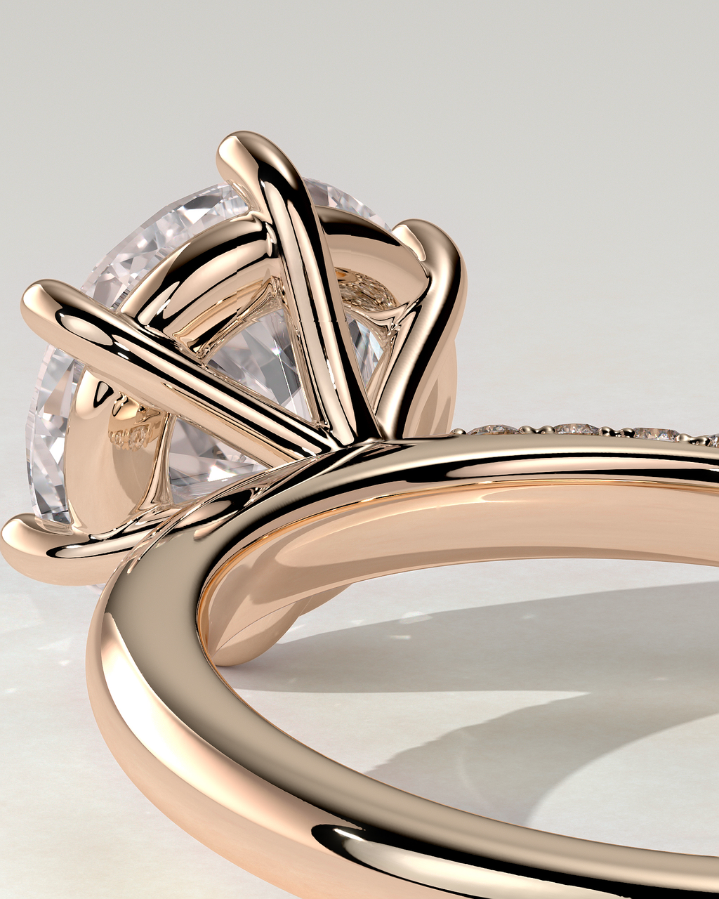 Mahlia Solitaire Round Ring