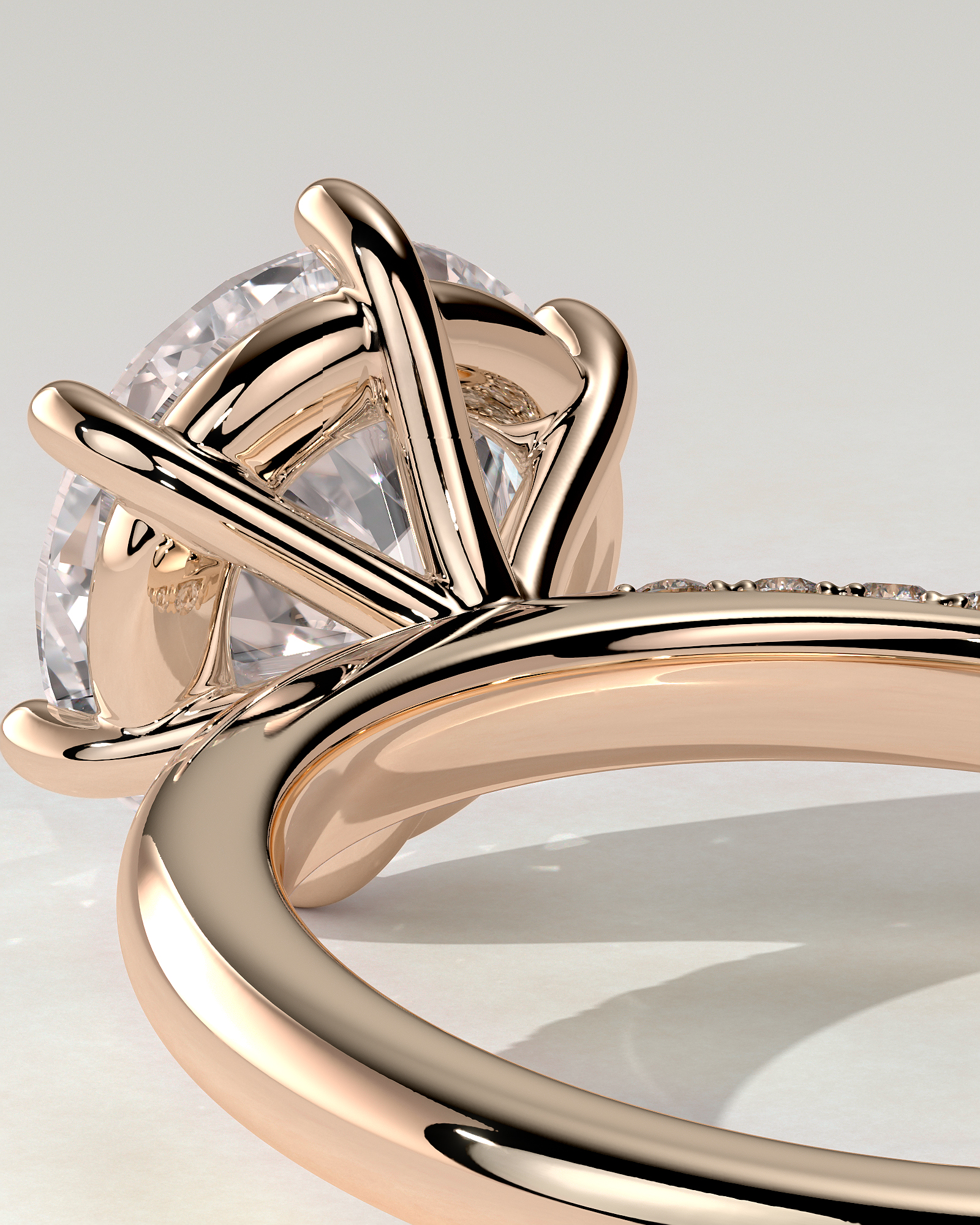 Mahlia Solitaire Round Ring