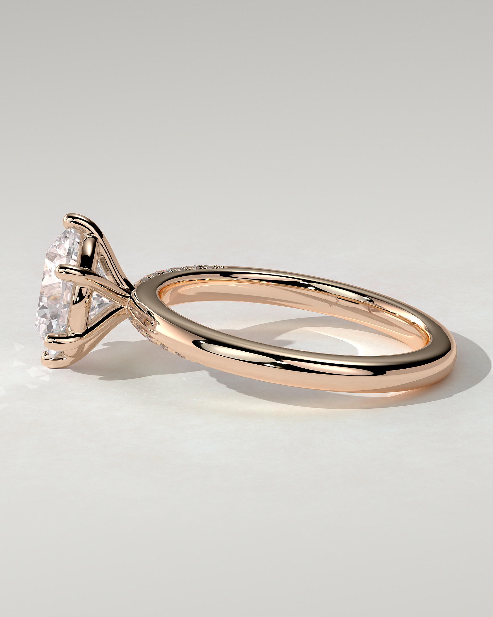 Mahlia Solitaire Round Ring