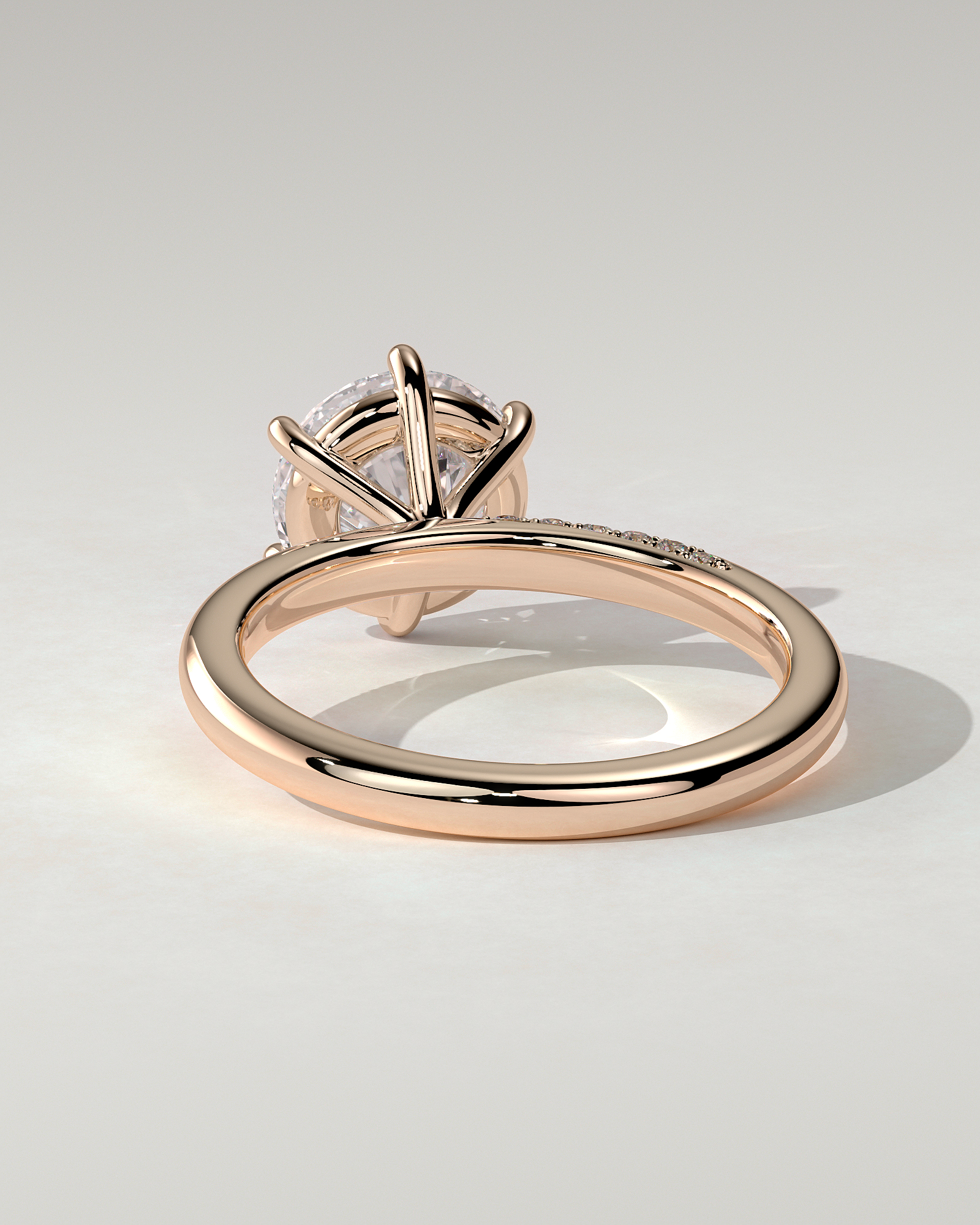 Mahlia Solitaire Round Ring