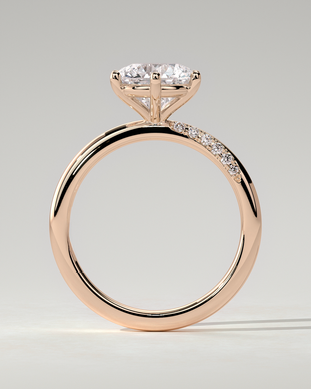 Mahlia Solitaire Round Ring