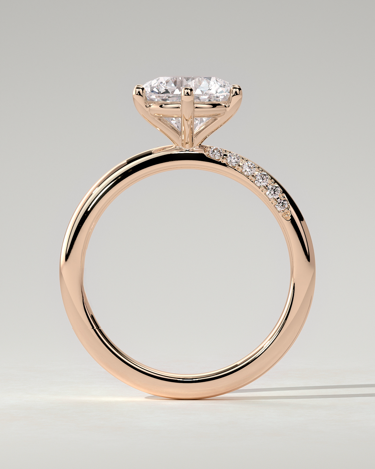 Mahlia Solitaire Round Ring