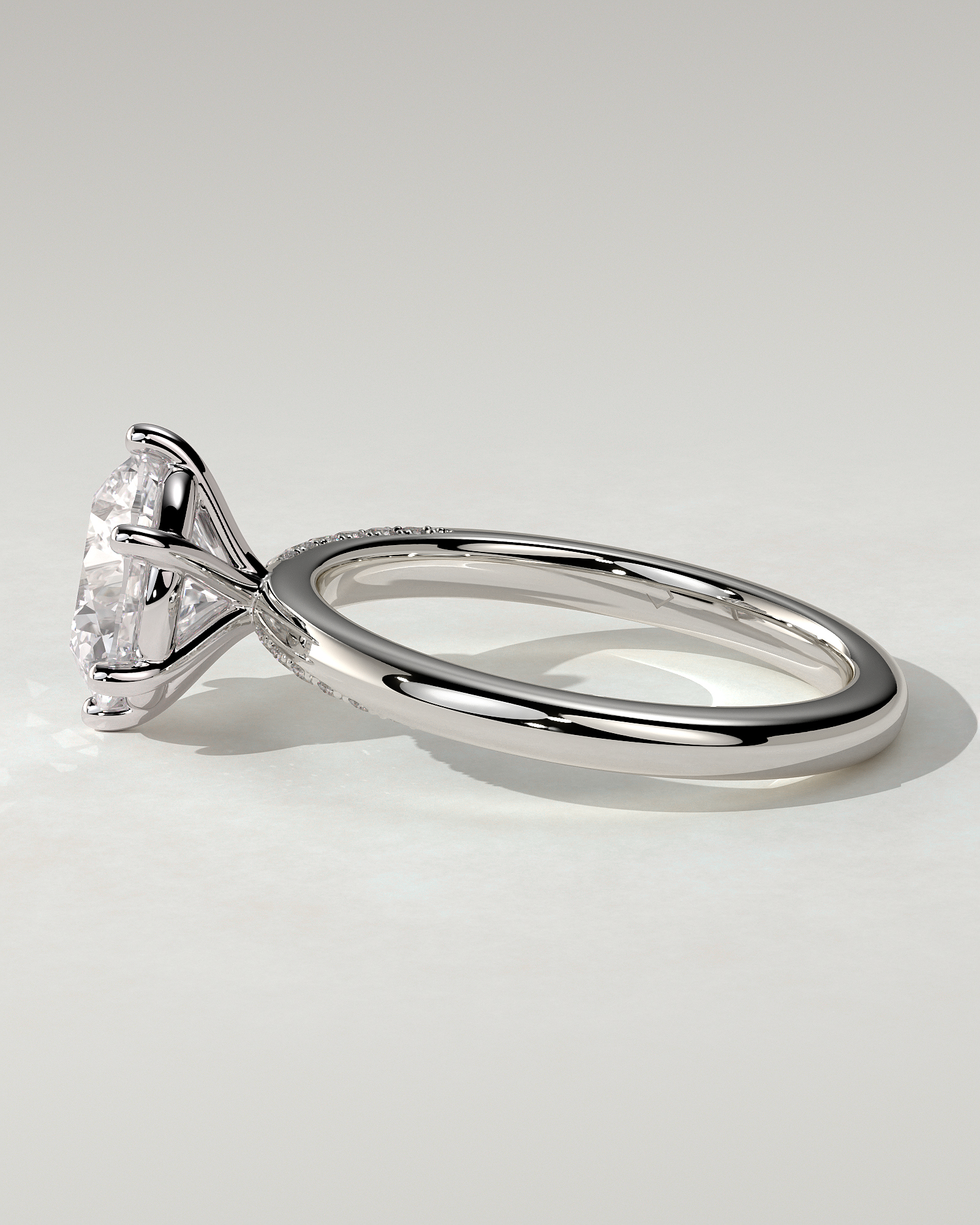 Mahlia Solitaire Round Ring