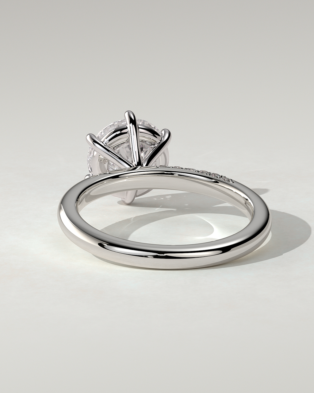 Mahlia Solitaire Round Ring