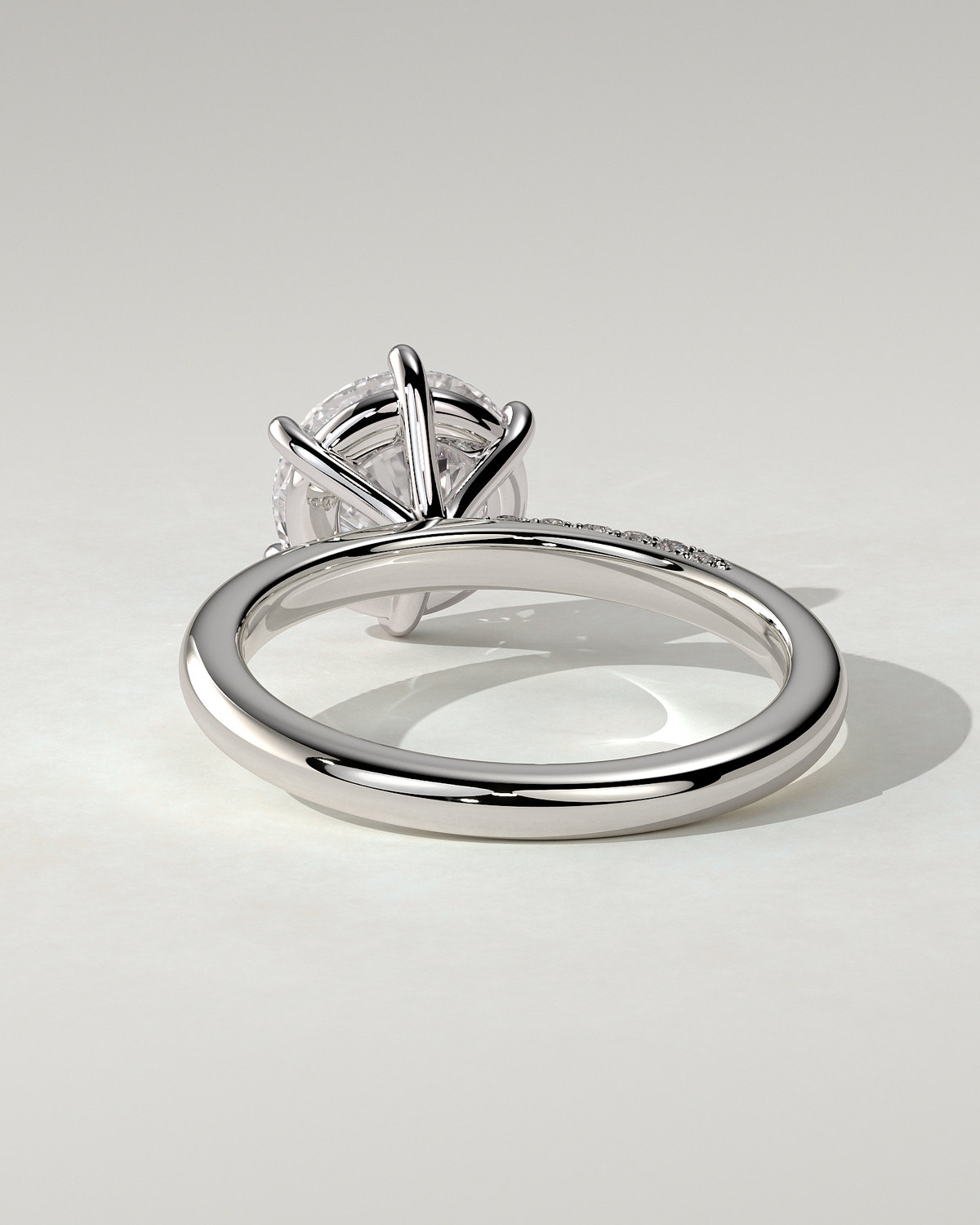 Mahlia Solitaire Round Ring