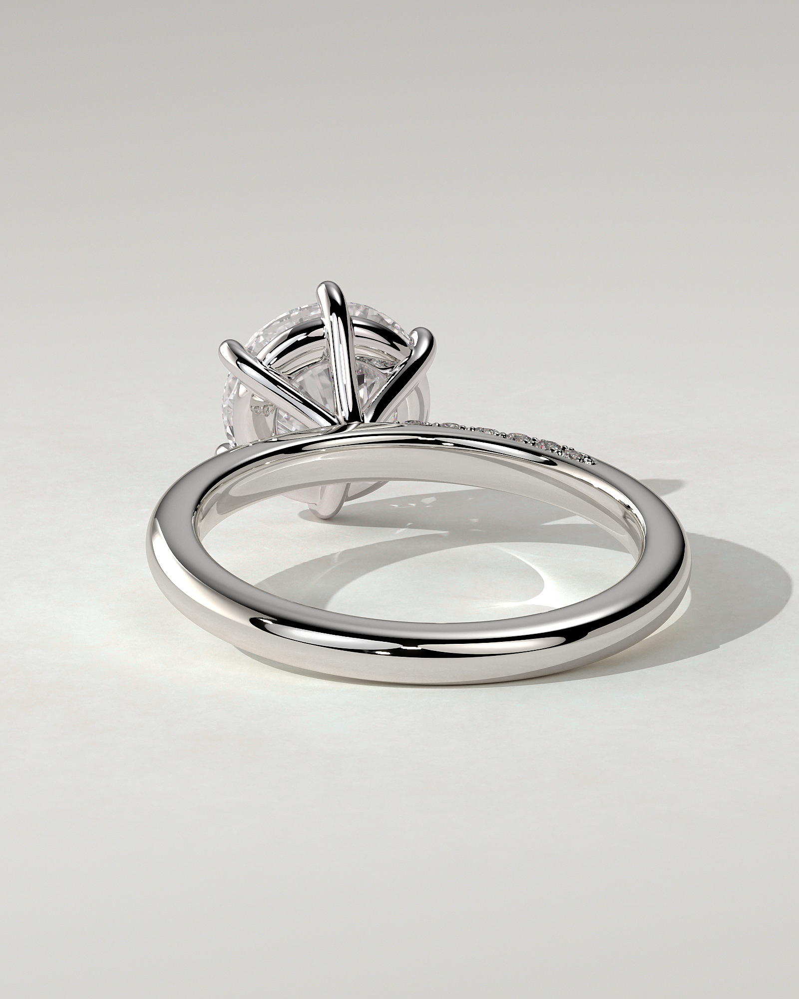 Mahlia Solitaire Round Ring