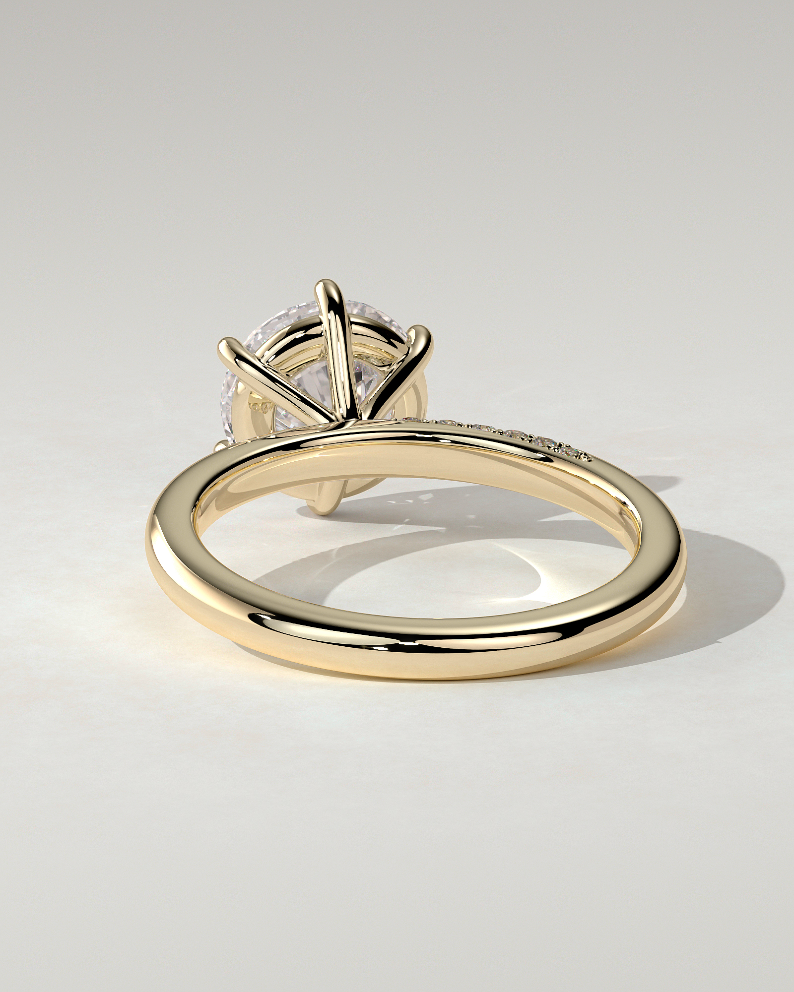 Mahlia Solitaire Round Ring