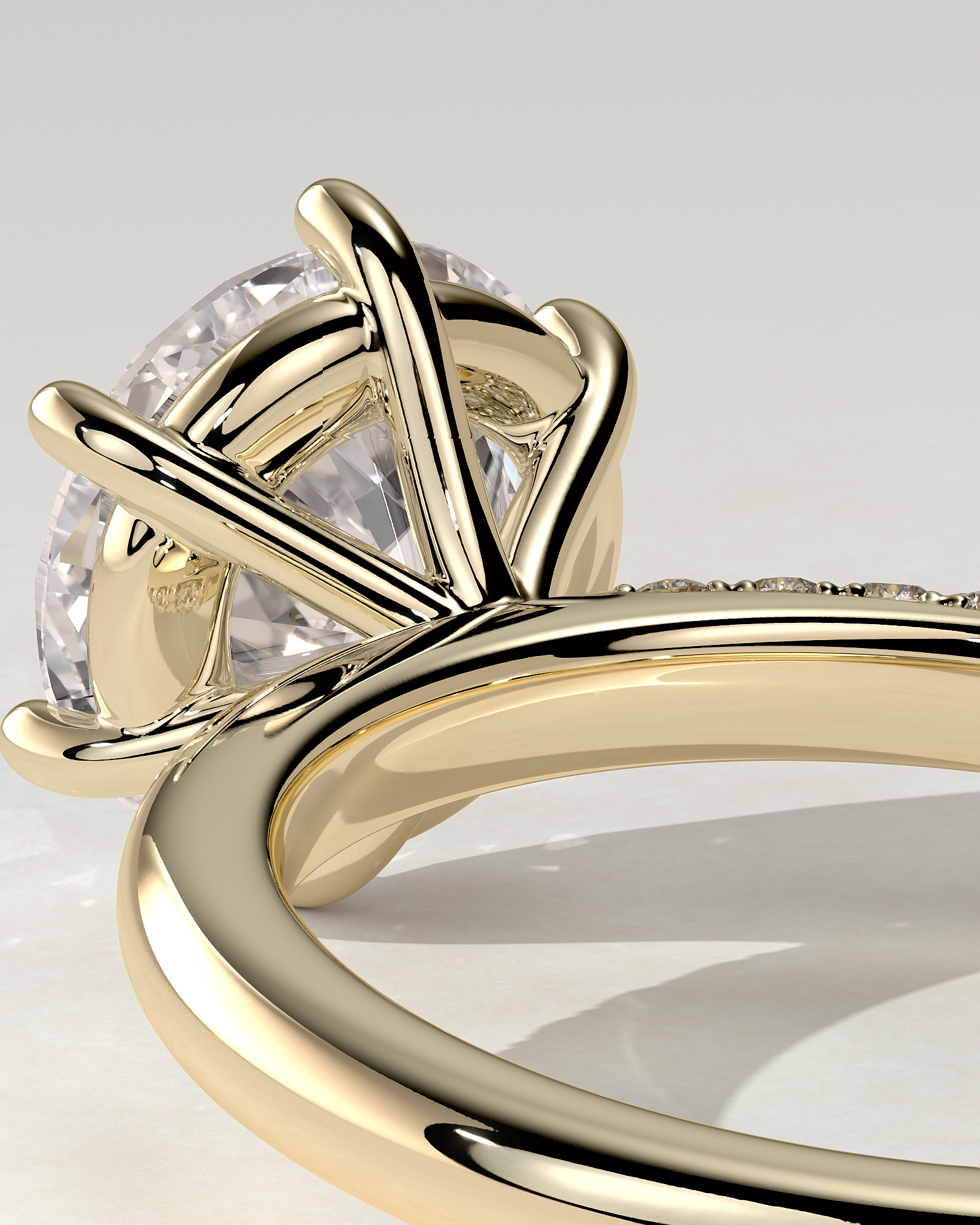 Mahlia Solitaire Round Ring