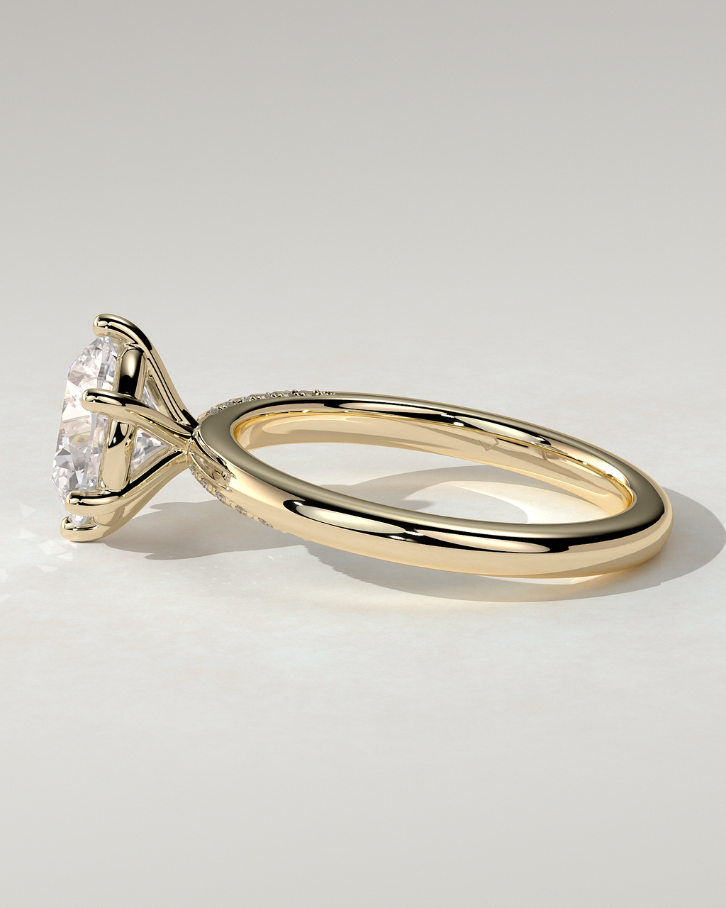 Mahlia Solitaire Round Ring