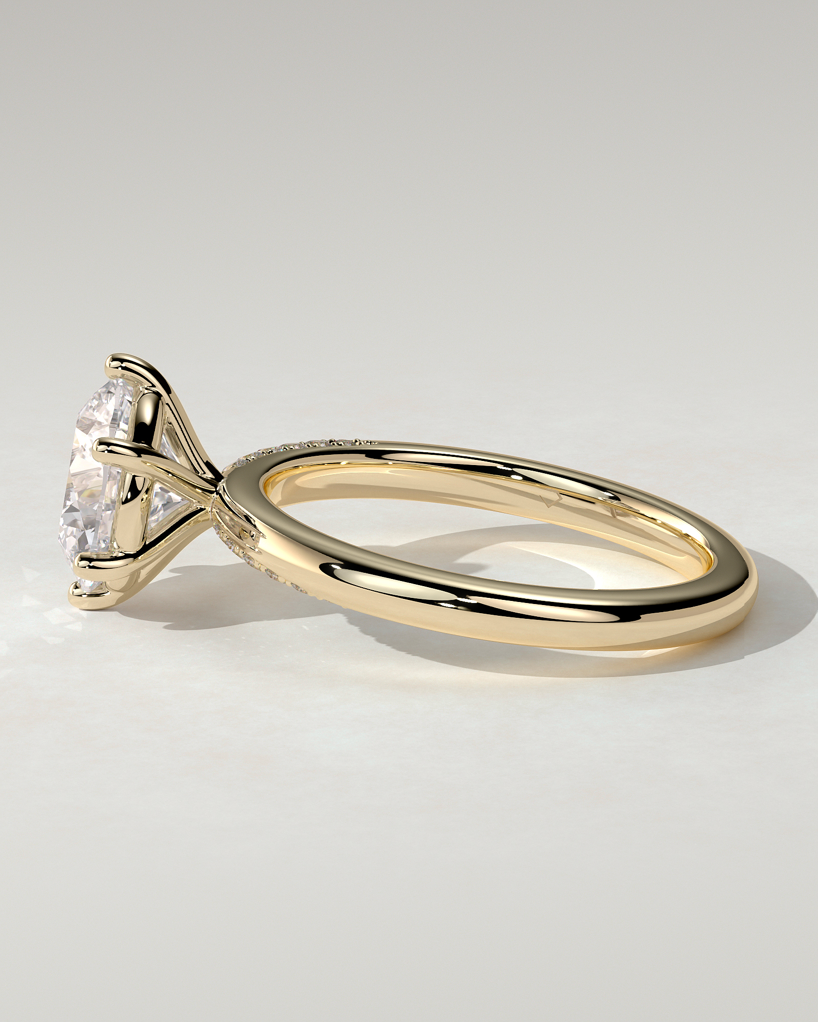 Mahlia Solitaire Round Ring
