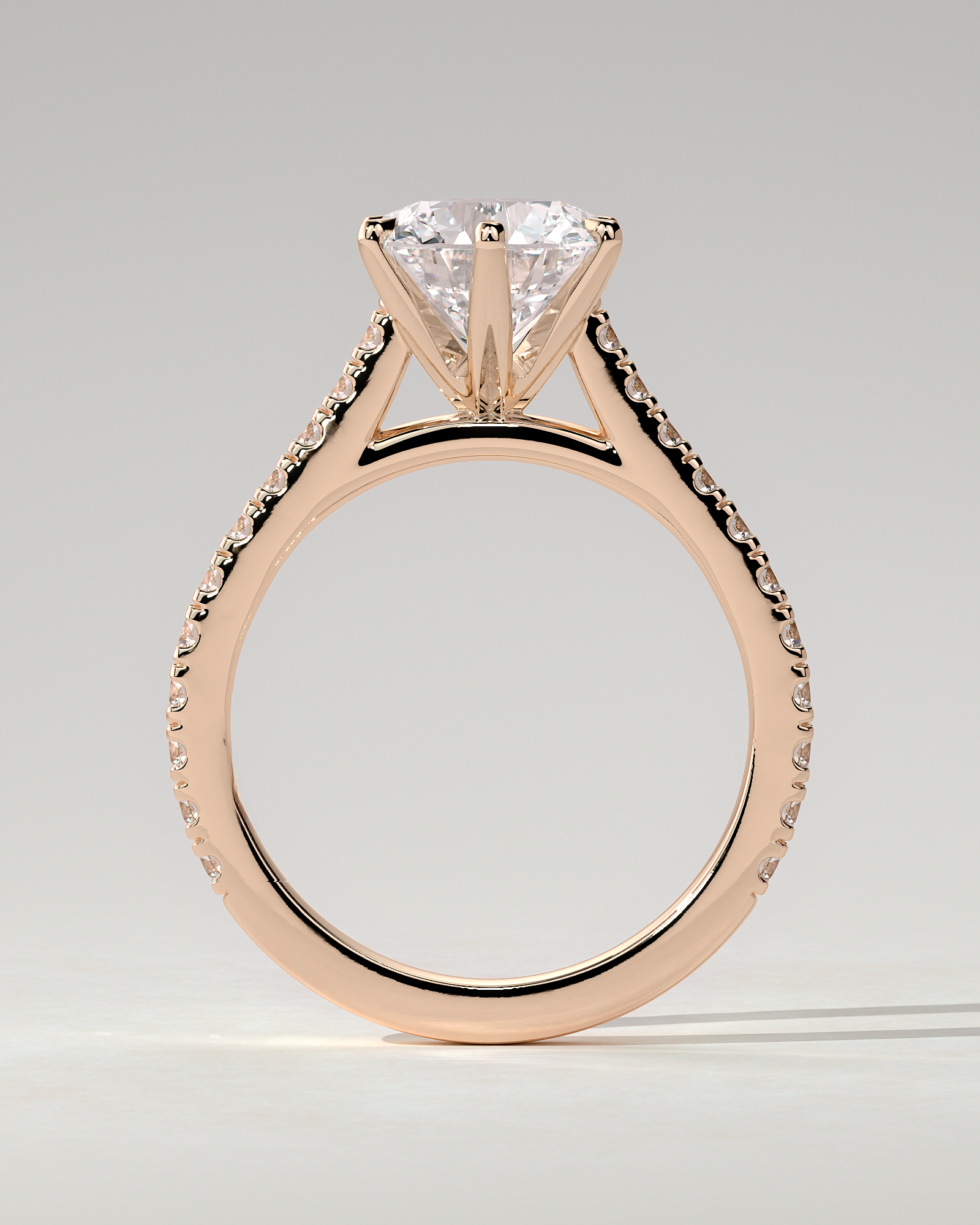 Maisy Solitaire Round Ring