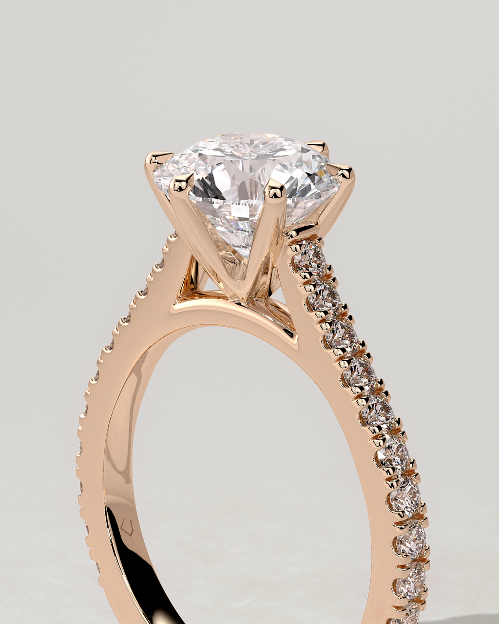 Maisy Solitaire Round Ring