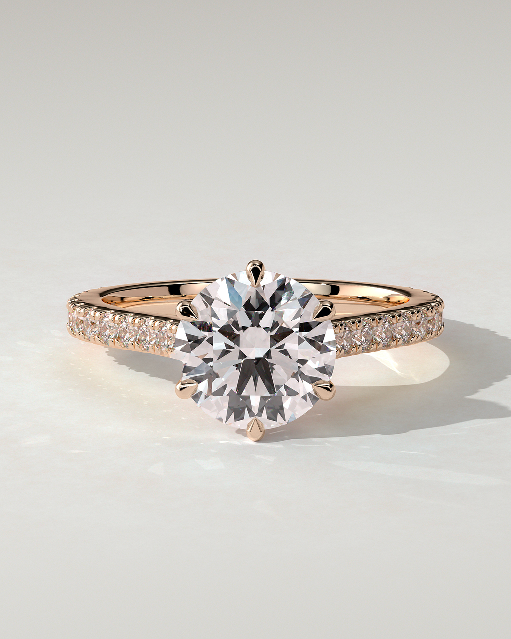 Maisy Solitaire Round Ring