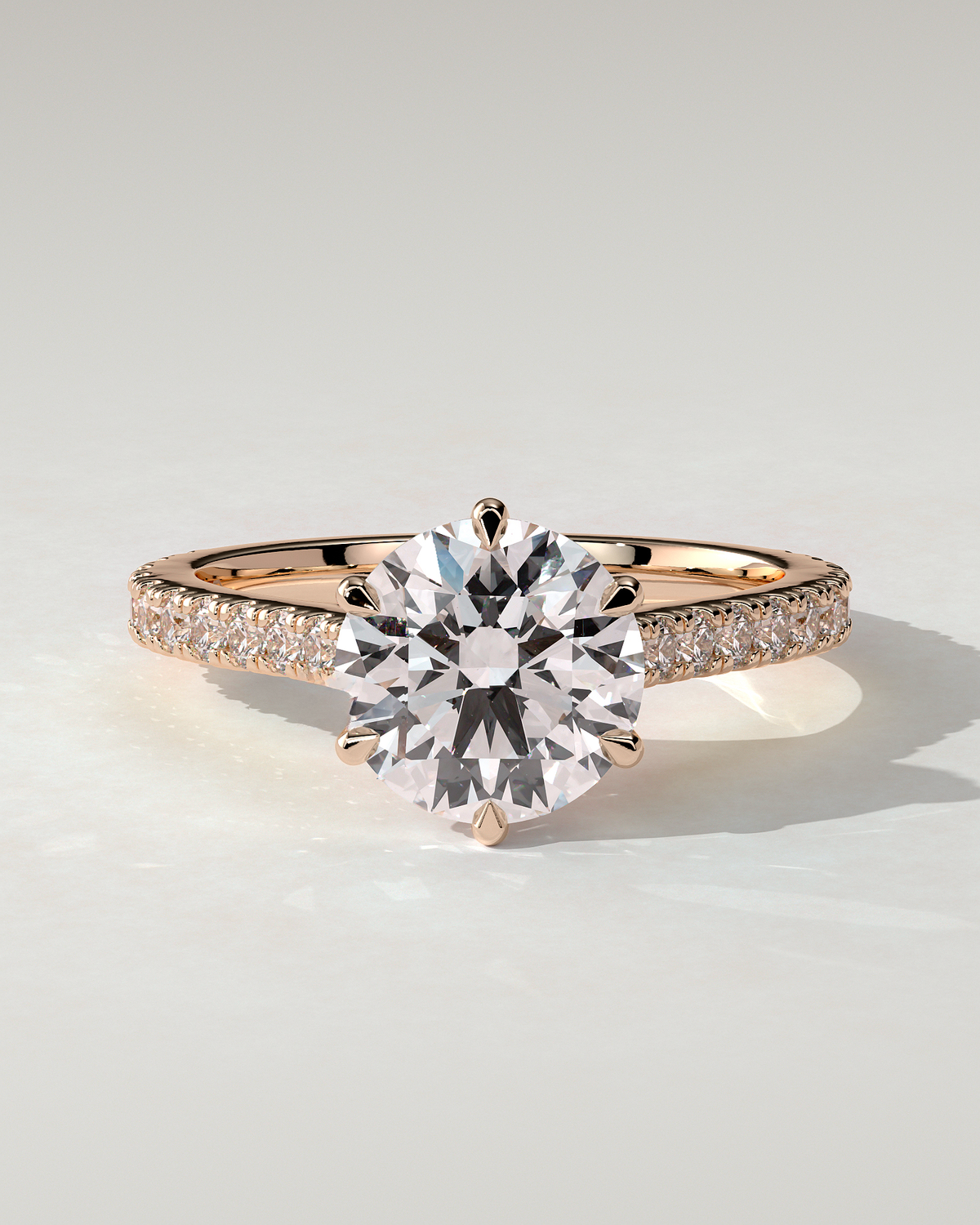 Maisy Solitaire Round Ring