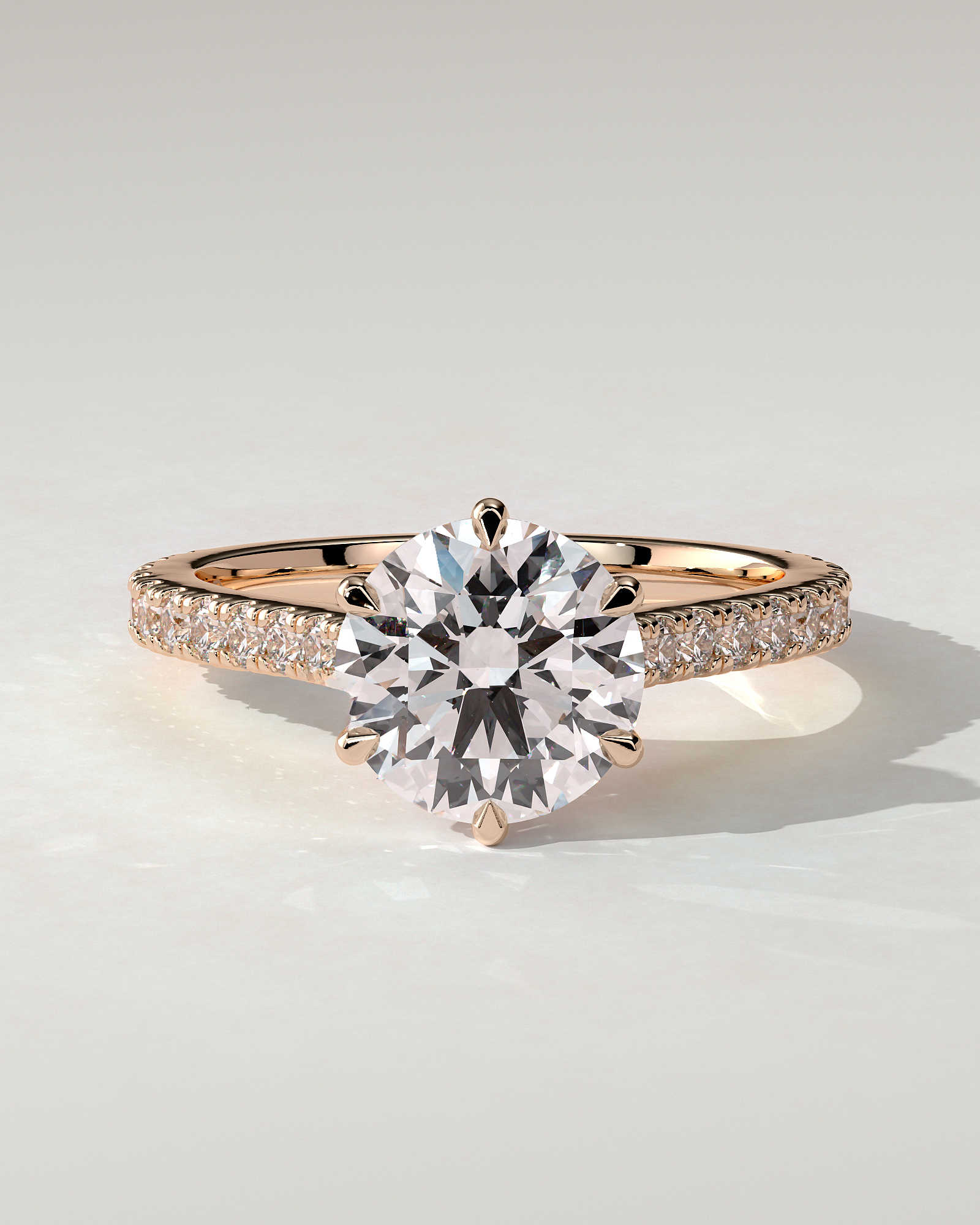 Maisy Solitaire Round Ring
