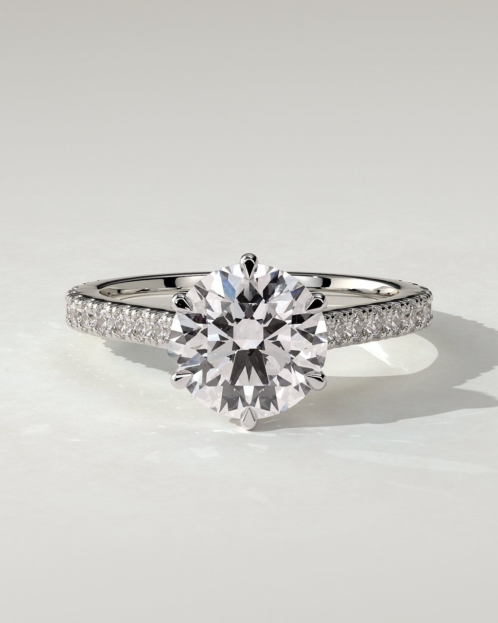 Maisy Solitaire Round Ring