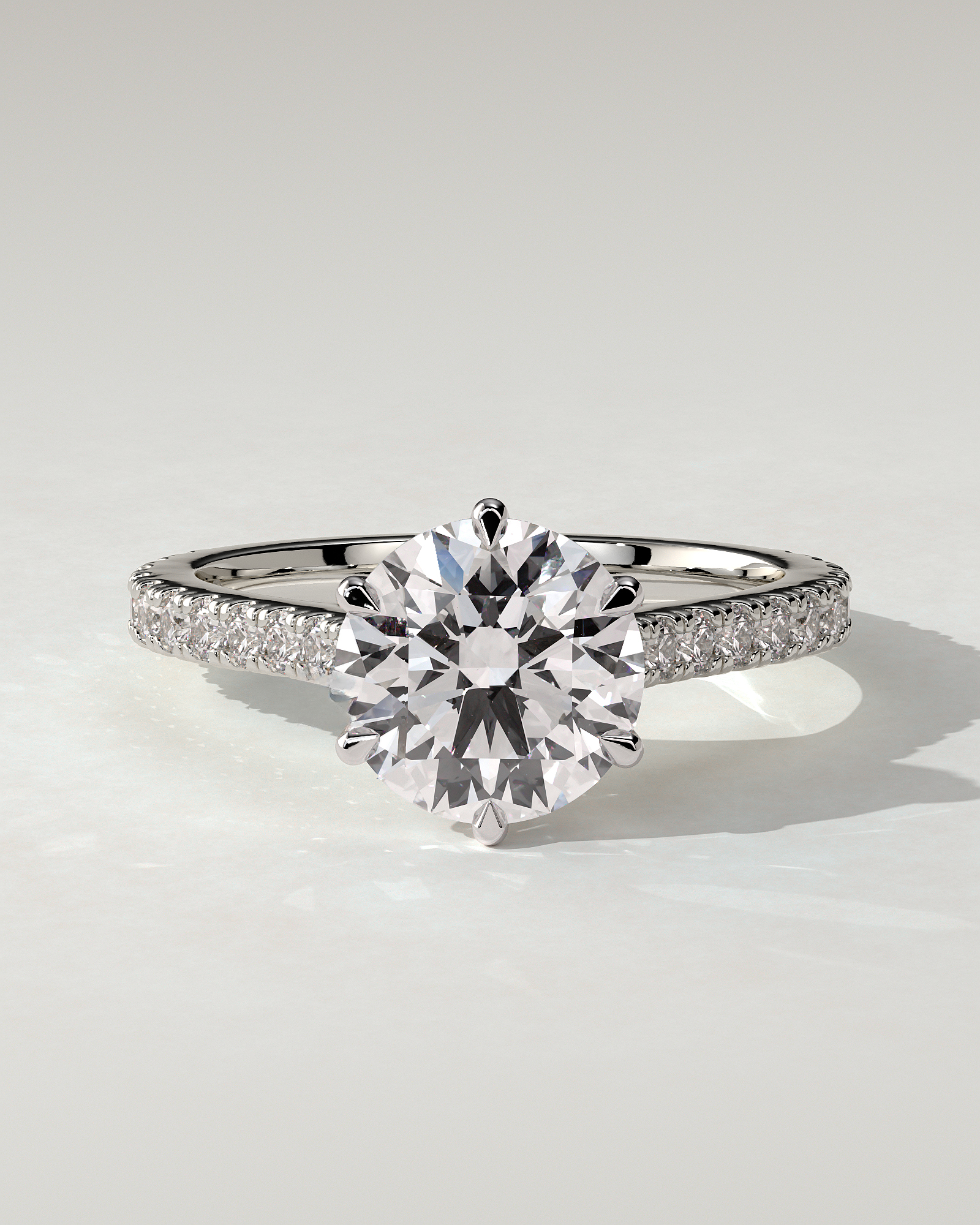 Maisy Solitaire Round Ring