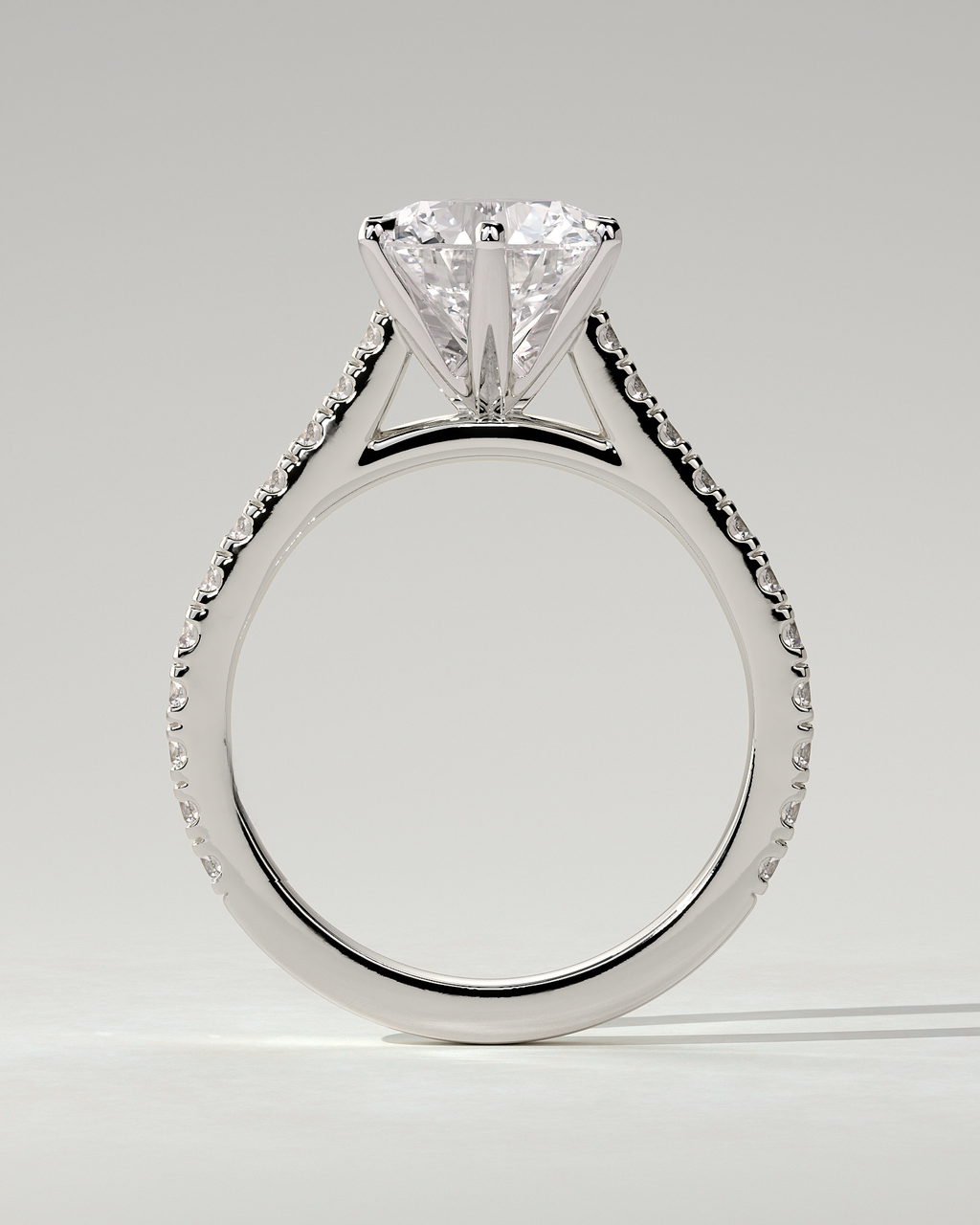 Maisy Solitaire Round Ring