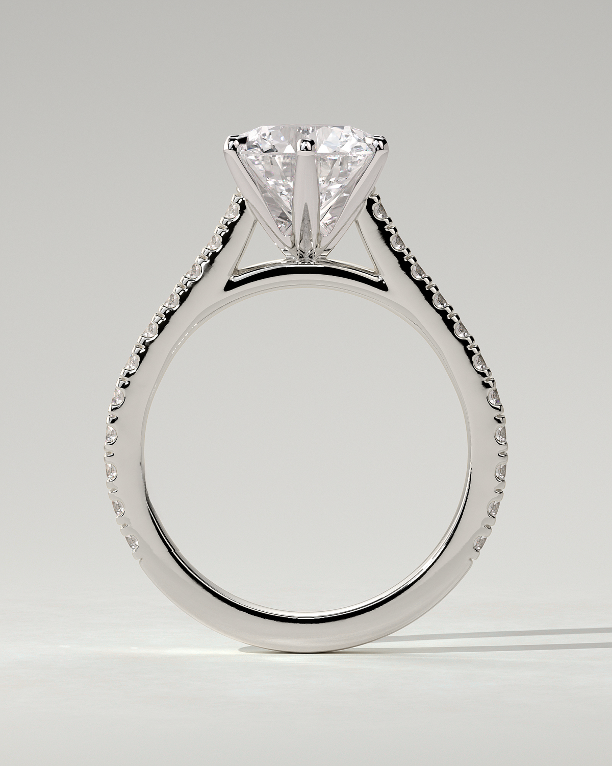 Maisy Solitaire Round Ring