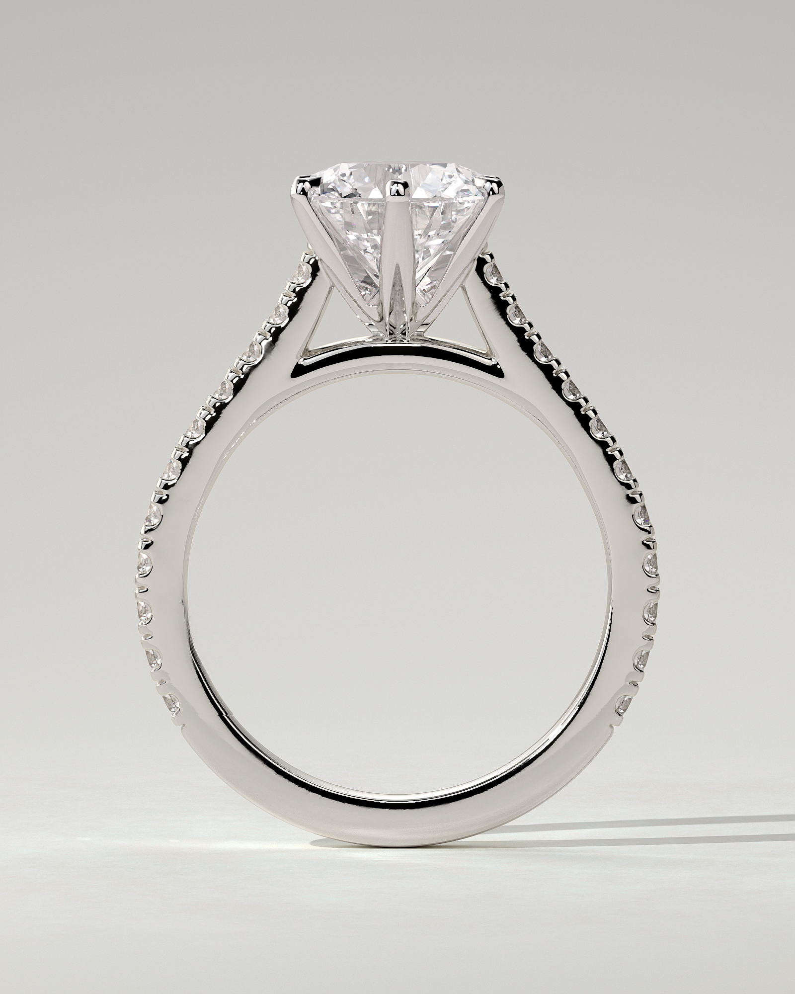 Maisy Solitaire Round Ring
