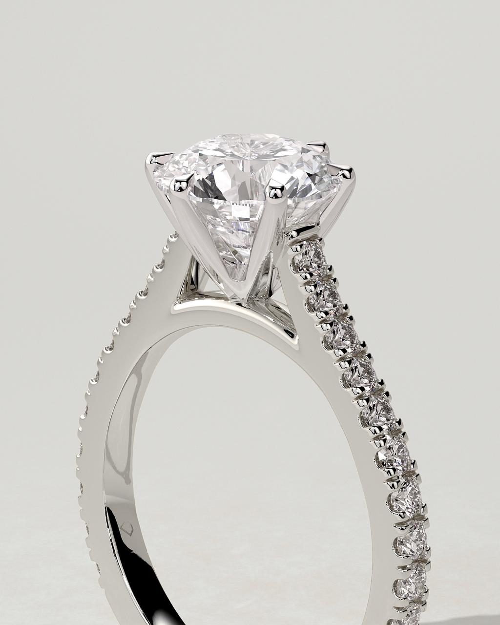Maisy Solitaire Round Ring