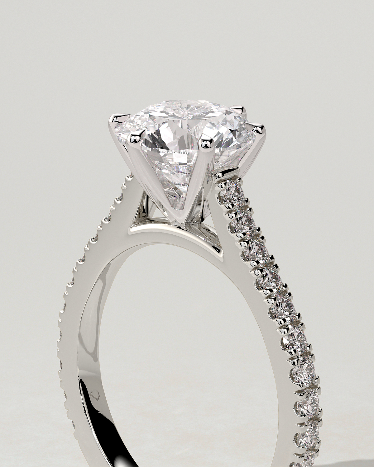 Maisy Solitaire Round Ring