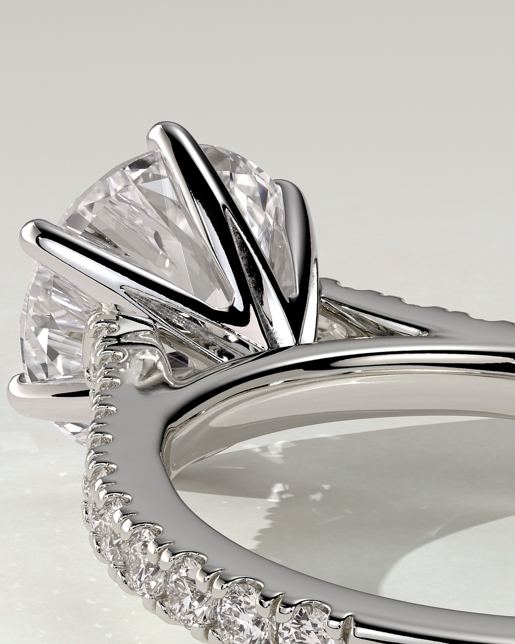 Maisy Solitaire Round Ring