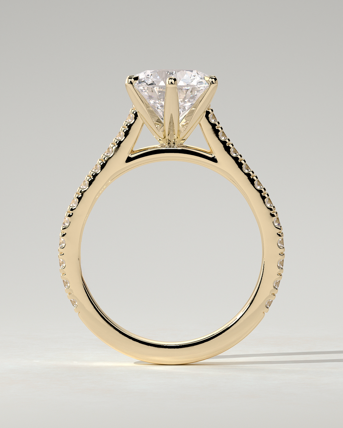 Maisy Solitaire Round Ring