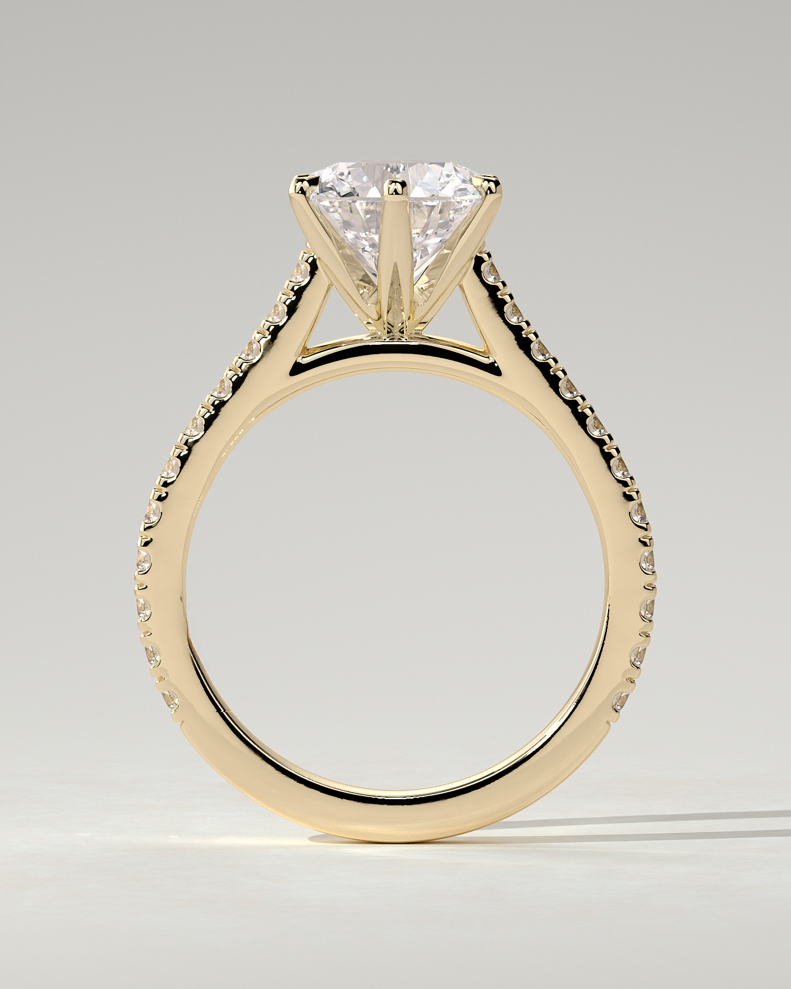 Maisy Solitaire Round Ring