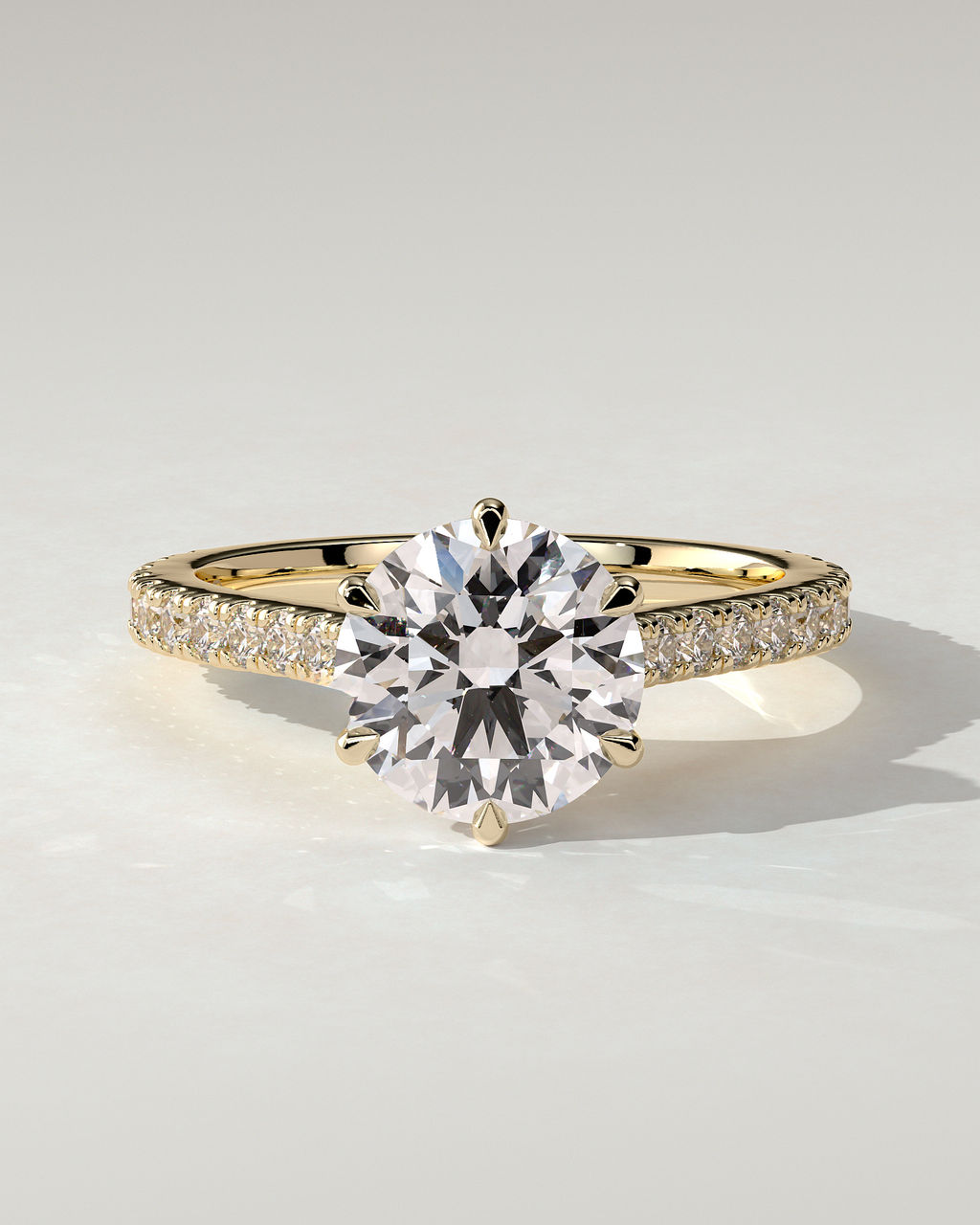 Maisy Solitaire Round Ring