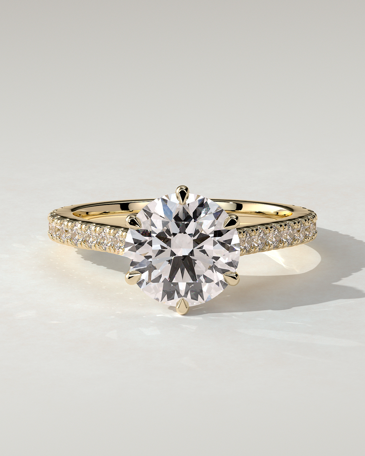 Maisy Solitaire Round Ring