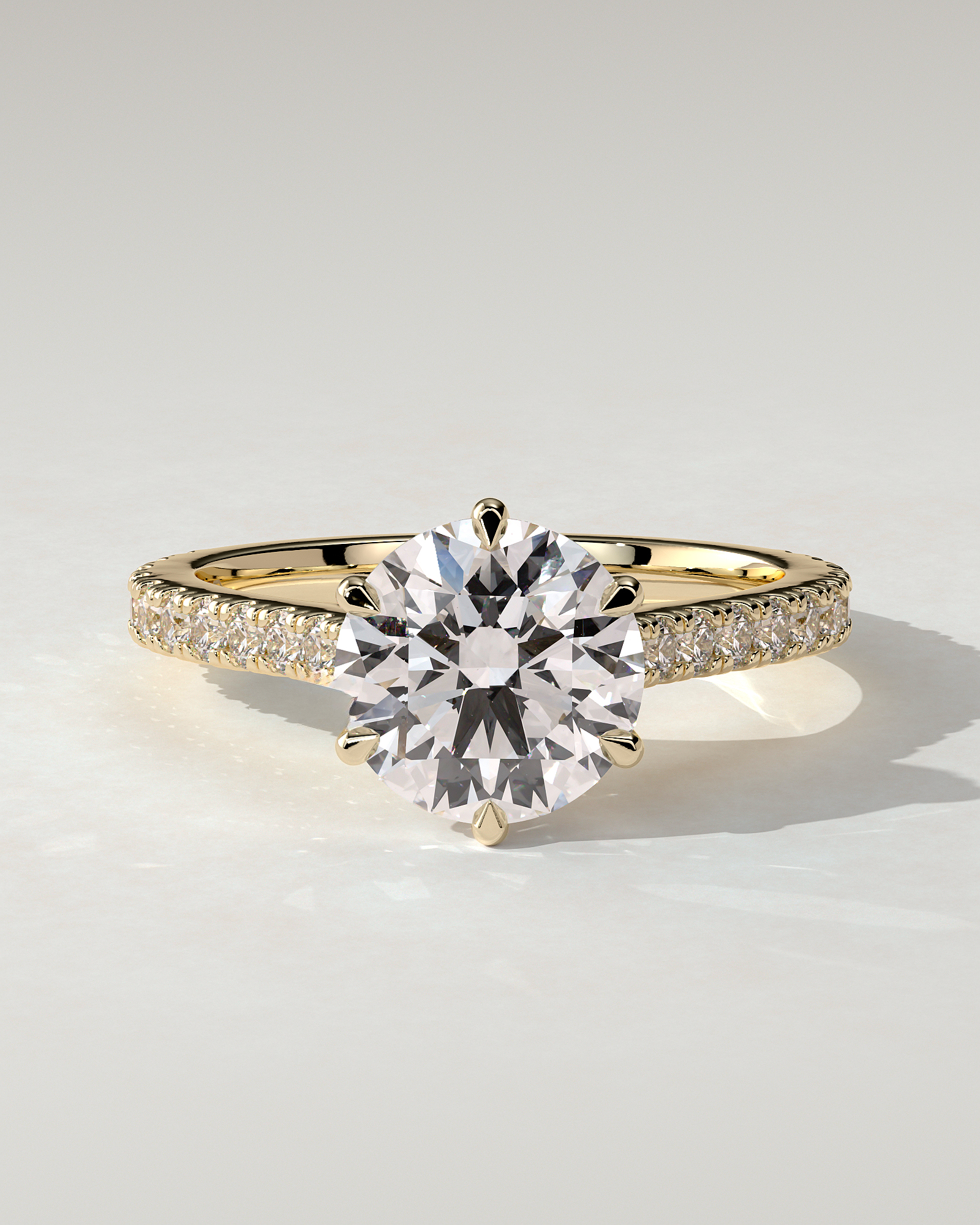 Maisy Solitaire Round Ring