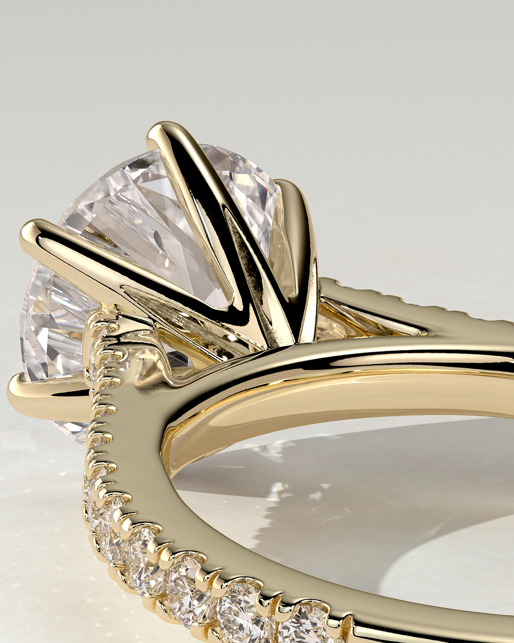 Maisy Solitaire Round Ring