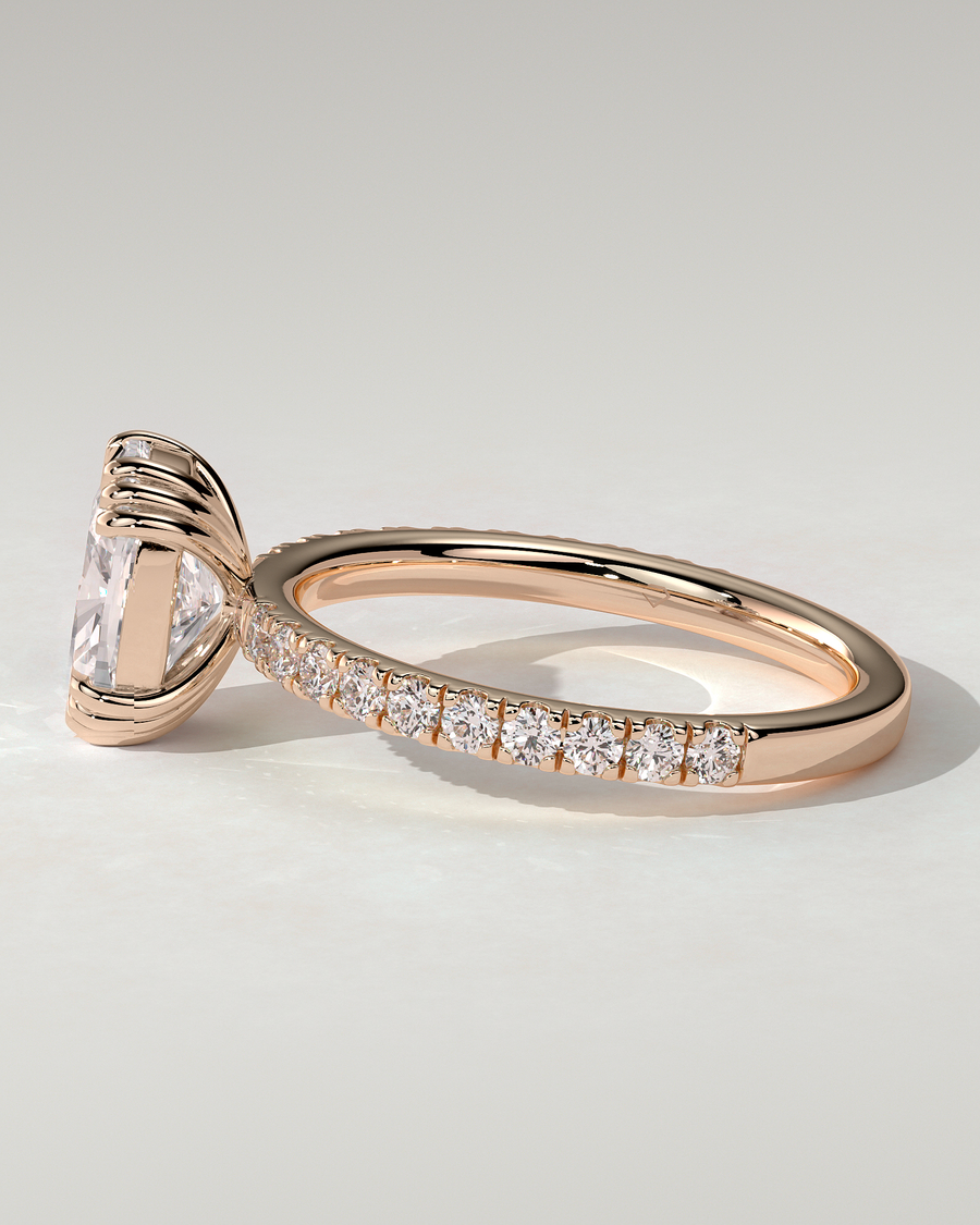 Mandy Solitaire Cushion Ring