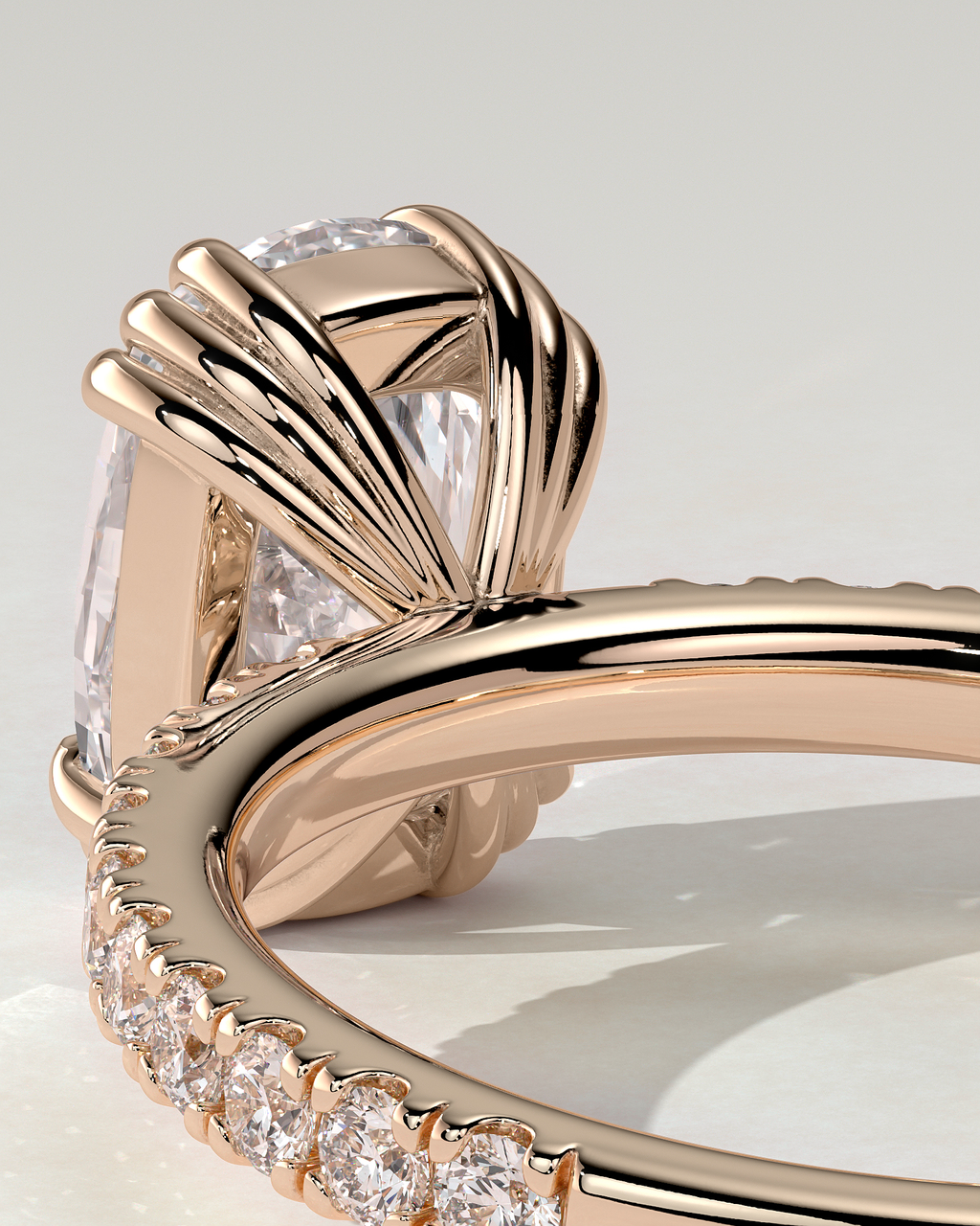 Mandy Solitaire Cushion Ring