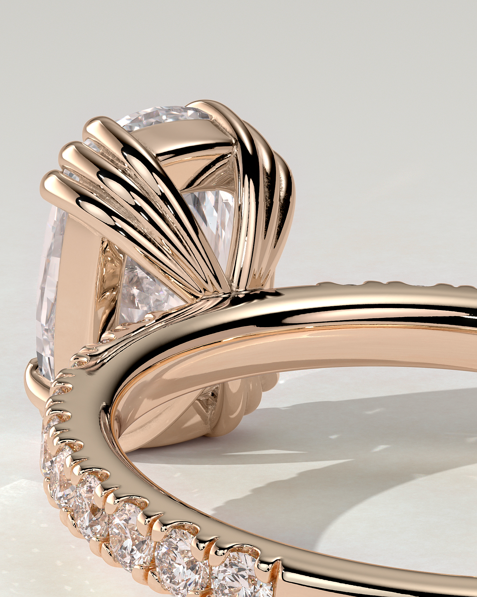 Mandy Solitaire Cushion Ring